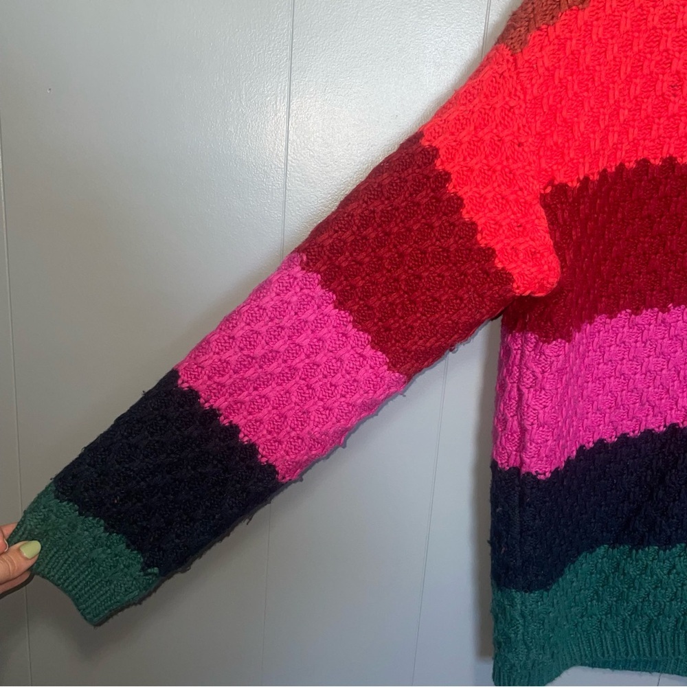 Marine Layer Brielle Multi Colorblock Oversized S… - image 4